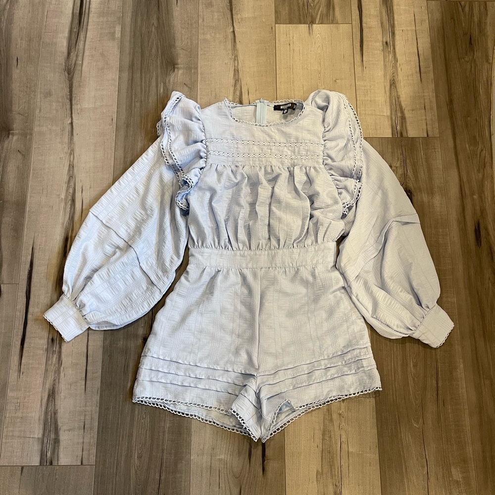 Misguided Balloon Long Sleeve Romper